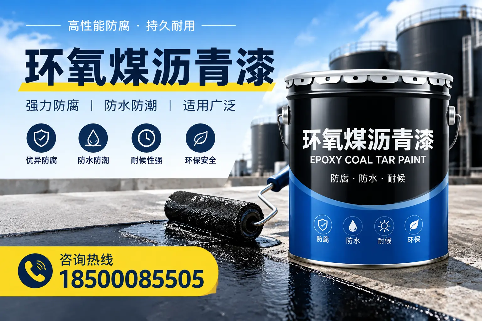 选择环氧煤沥青漆的五大理由,文山客户必知